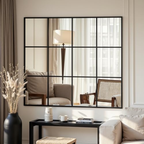 Suidia Wall Mirror, Metal Framed Wall Decor Wall-Mounted Mirrors - Image 3