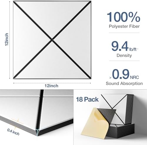 18 Pack Acoustic Panels - Image 4