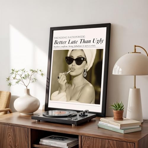 Mynotix Vintage Leopard Poster Set of 6, Trendy Cheetah Y2K Wall Art, Fashion - Image 6