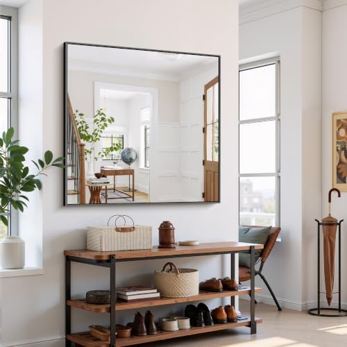 YIROMAN Bathroom Mirror 45"x45", Square Vanity Mirror - Image 5
