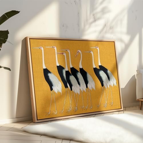Poster Master Vintage Japanese Crane Poster - Image 4