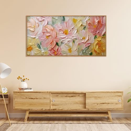 CHDITB Floral Wall Art, Modern Wildflower Wall Decor, Framed Canvas Flowers - Image 5