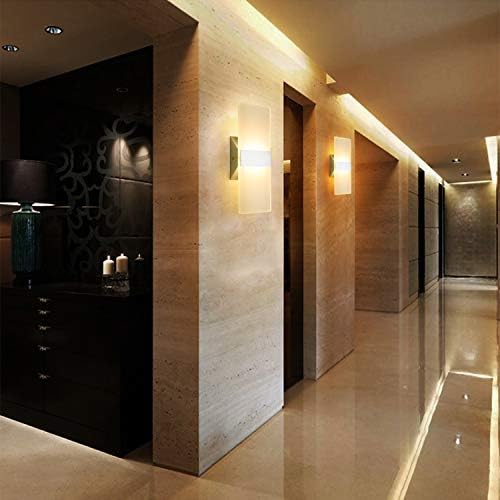 ChangM LED Wall Sconce Modern Wall Light Lamps 12W Warm White Up and Down - Image 3