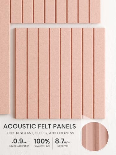 Bumusty 48"x 36" Large Felt Bulletin Board Tiles - Image 3