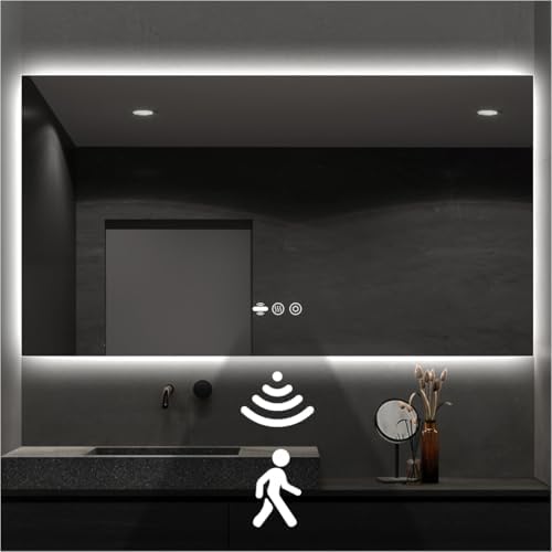 48 x 36 in Backlit LED Bathroom Mirror by nolsia