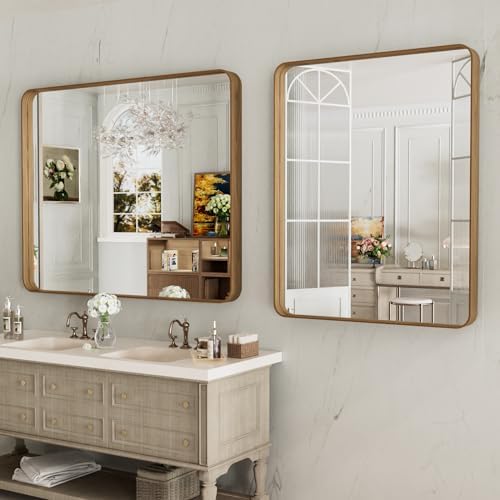 LOAAO 40X32 Inch Bathroom Mirror - Image 4