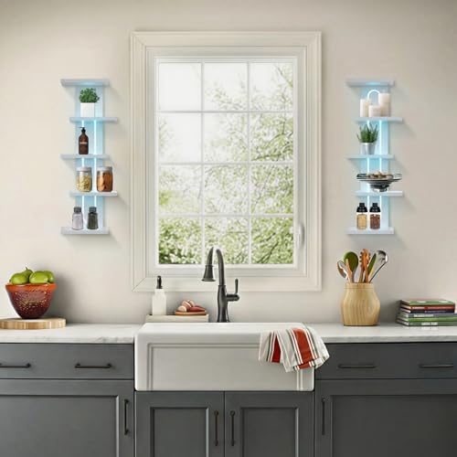 Homaterial 5 Tiers Floating Shelves - Image 2