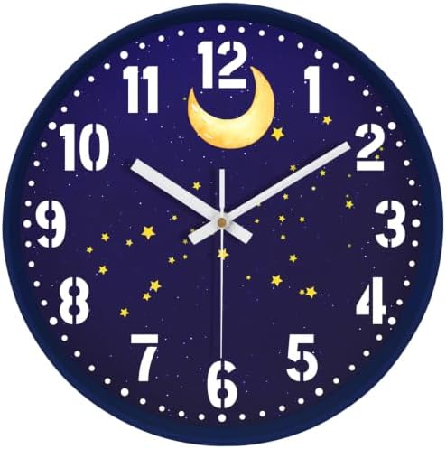 8" Small Silent Wall Clock, Analog Clock by MABPEDO
