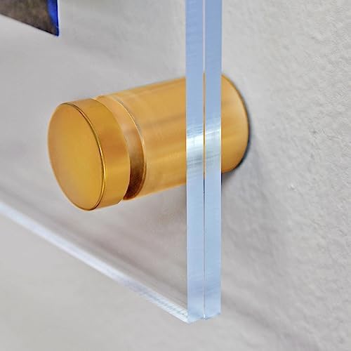 Azar Displays 105528-GLD Acrylic Floating Double Panel Wall Frame, Overall - Image 7