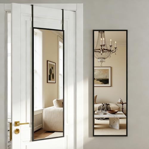 Antok 48" x 14" Full Length Over-the-Door Mirror, Hanging Mirror by AntokMirror
