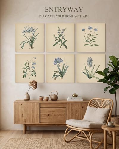 InSimSea Acoustic Wall Art, 72x48 In, Vintage Botanical Art - Image 6