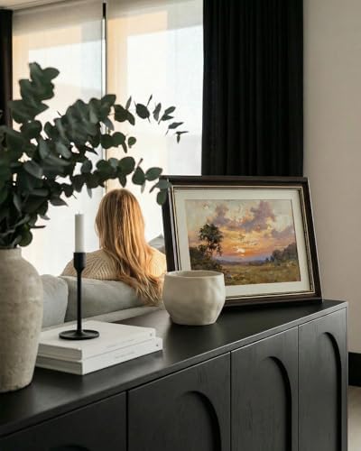 VIYYIEA Vintage Landscape Wall Art, Nature Sunset Scene Prints 12×16 Inch - Image 3