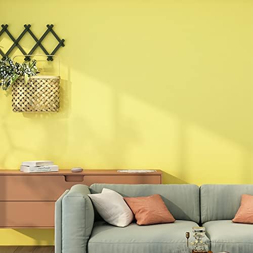 Ismoon Yellow Wallpaper Peel and Stick Lemon Yellow Contact Paper 15.7''×118'' - Image 4