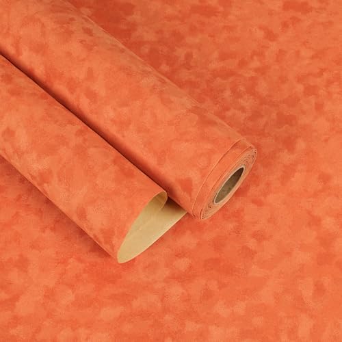 Orange Velvet Flocking Liner Self Adhesive Felt Drawer Liner by EaseStick