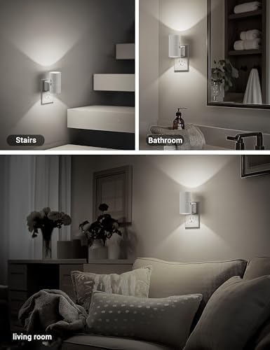 JandCase Night Lights Plug into Wall, Dimmable Night Light, Dusk to Dawn - Image 5
