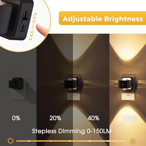 L LOHAS LED Night Light, Night Lights Plug into Wall, Projector Nightlight - Image 3