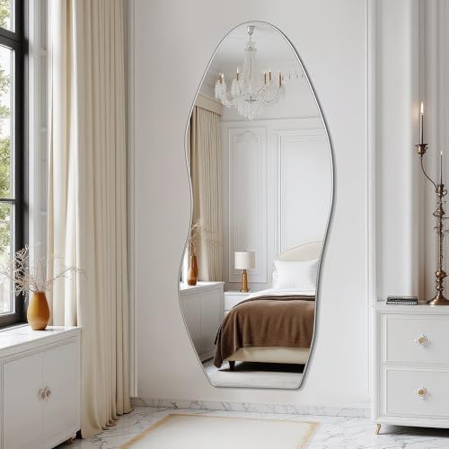Antok Irregular Full Length Mirror, Standing Hanging Leaning Irregular Mirrors - Image 3
