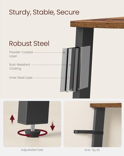 VASAGLE 4-Tier Corner Shelf Stand, Modern Ladder Shelf - Image 5