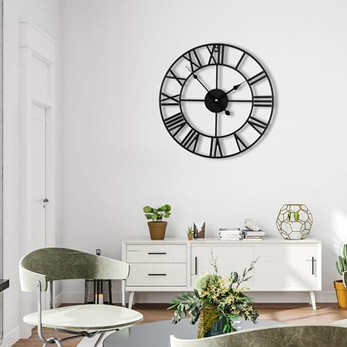 16 Inch Wall Clock for Living Room Decor, Battery Operated Silent - Image 6