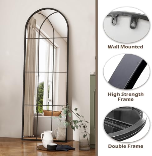 Dewfig Arched Full Length Mirror - Image 2