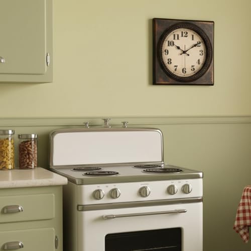 Wall Clock Vintage 1950s Style - Image 5