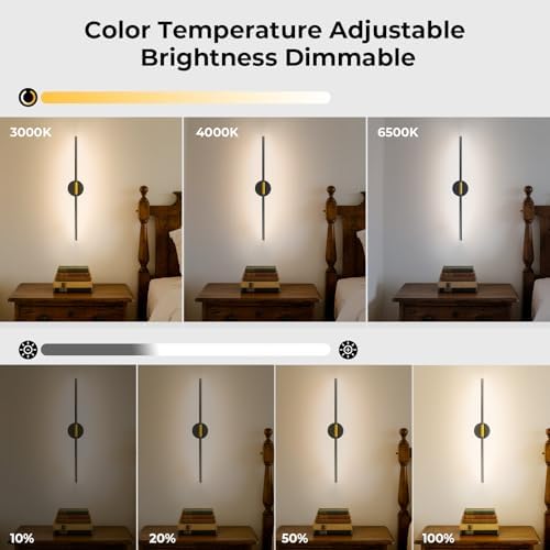 Rechargeable Wall Light 28.3" Detachable 360°Rotation - Image 2