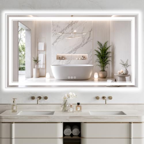 36"x60" LED Bathroom Mirror by FLYECHO