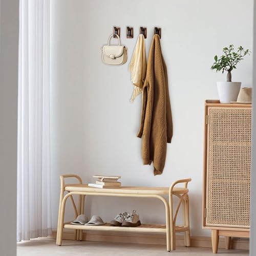 4-Pack Wood Wall Hooks - Image 2