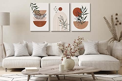 Boho Wall Art Prints，Boho Wall Decor, Mid Century Modern Wall Art，Set of 3 - Image 5