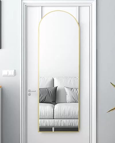 NEARBYSD DOOR-16"x50" Arched Full Length Mirror - Image 5