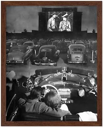 Poster Master Drive In Movie Theater Poster by PosterMaster