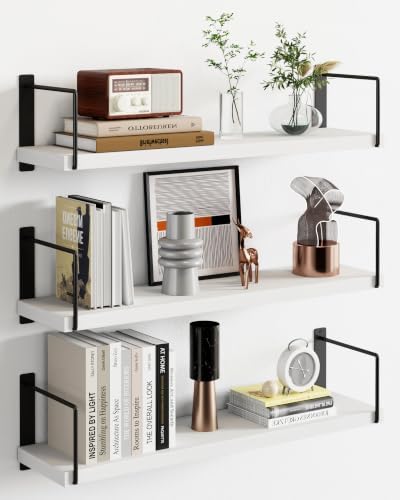 Floating Shelves, 24 In Bookshelves by TheBestChoiceforYourHome