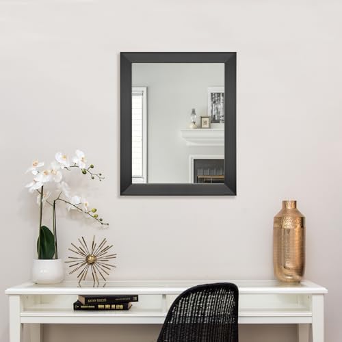 Ruomeng Rectangular Wall Mirror 16" x 20" Framed Mirror - Image 2