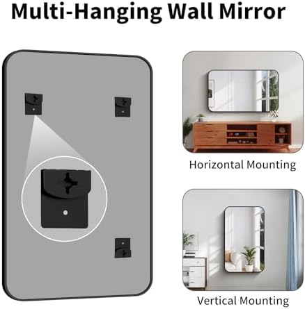 Koonmi Bathroom Wall Mirror, 30x50 Inch Large Vanity Mirror - Image 5