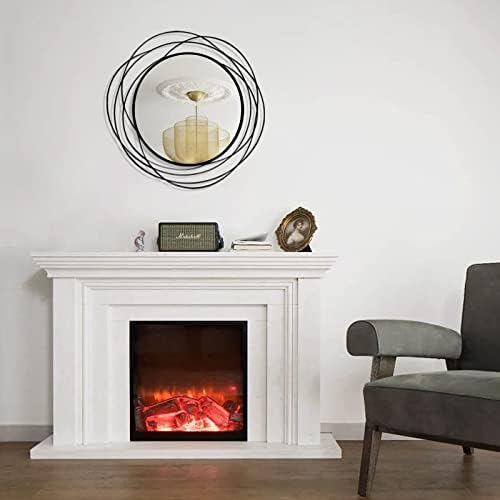 ironsmithn 20 Inch Round Black Wall Mirror - Image 5