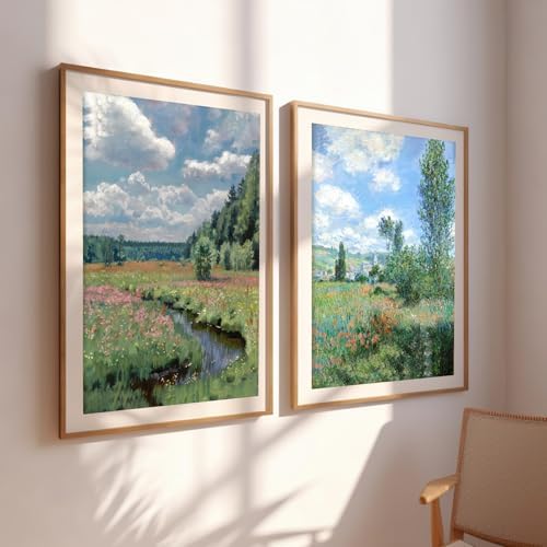 Landscape Wall Art Set of 2 Modern Farmhouse Poster 16x24 Inch Unframed - Image 3