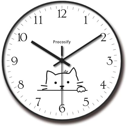 8 inch Decorative Wall Clock Battery Operated - Image 2