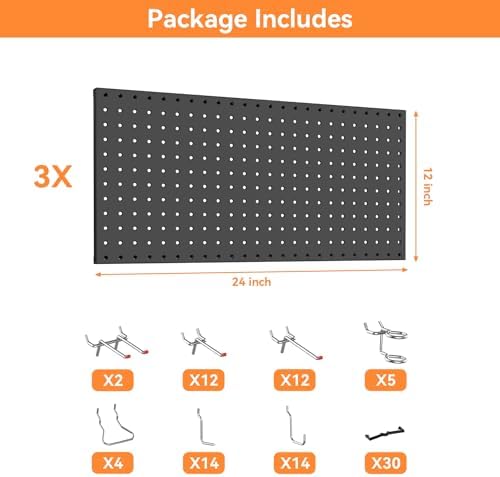 WALMANN 96 PCS Pegboard Kit - Image 4