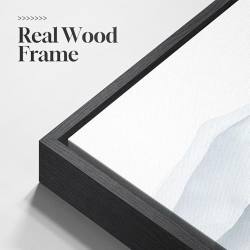Framed Landscape Wall Art Bedroom, Mountain Forest Canvas Print, 16x24 Inch - Image 5