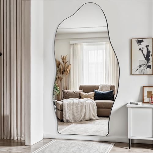 Antok Irregular Full Length Mirror, Standing Hanging Leaning Irregular Mirrors by AntokMirror