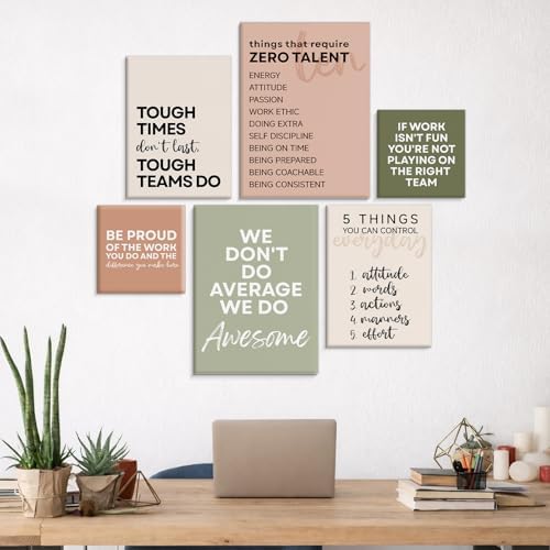 Framed Motivational Office Wall Decor - Image 2