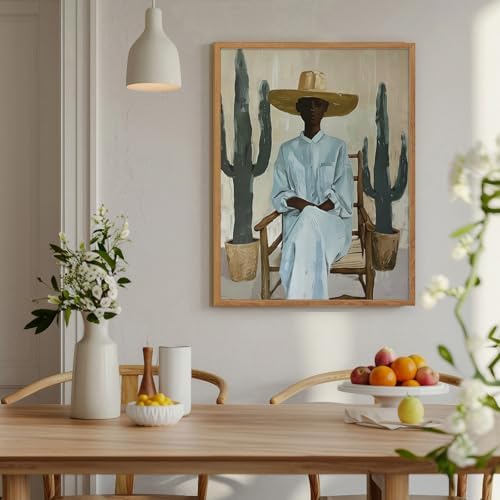 Black Girl Art Posters African Minimalist Wall Art 16x20 Inch Unframed - Image 5