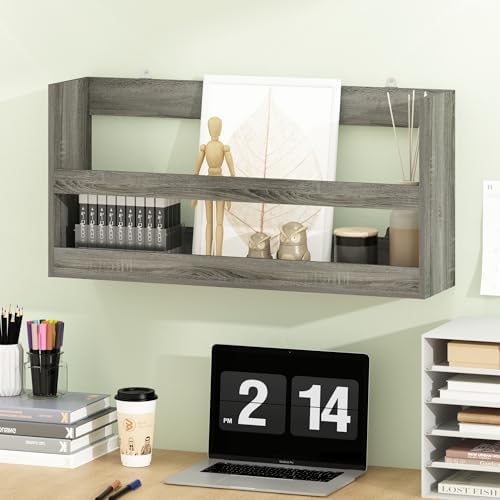 Furinno Hermite Rectangular Floating Shelves - Image 4