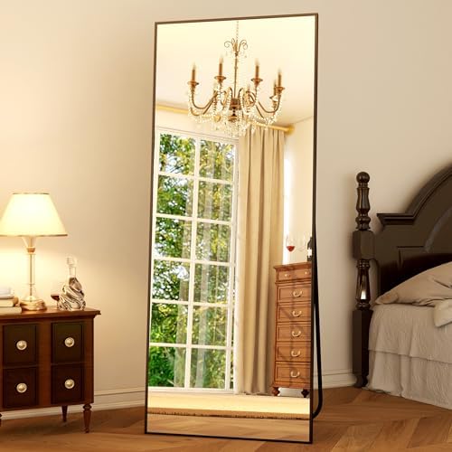 GLSLAND 64"x21" Full Length Mirror, Full Body Mirror by GLSLAND