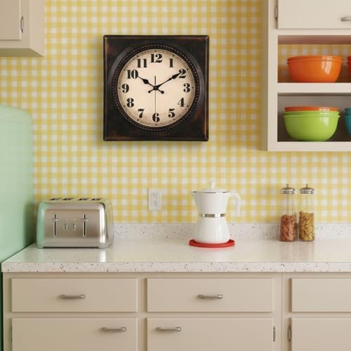 Wall Clock Vintage 1950s Style - Image 4