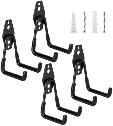 4 Pack Garage Hooks Heavy Duty by BuildSuperHomeByYourself