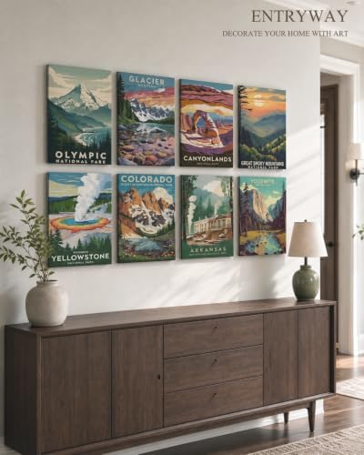 ARPEOTCY Acoustic Art Wall Panels, Vintage National Park - Image 4