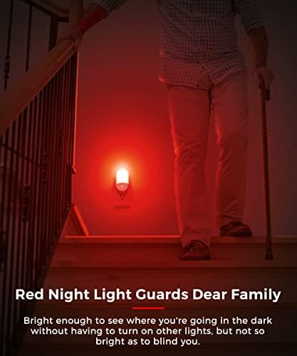 L LOHAS LED Red Night Light, Night Lights Plug into Wall - Image 4