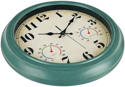 zyzamay 13 Inch Outdoor Clock - Image 3