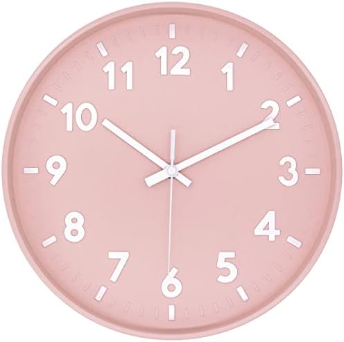12 Inch Modern Dual‑Mode Clock, Wall Clock & Tabletop Clock by JENLYSTIME